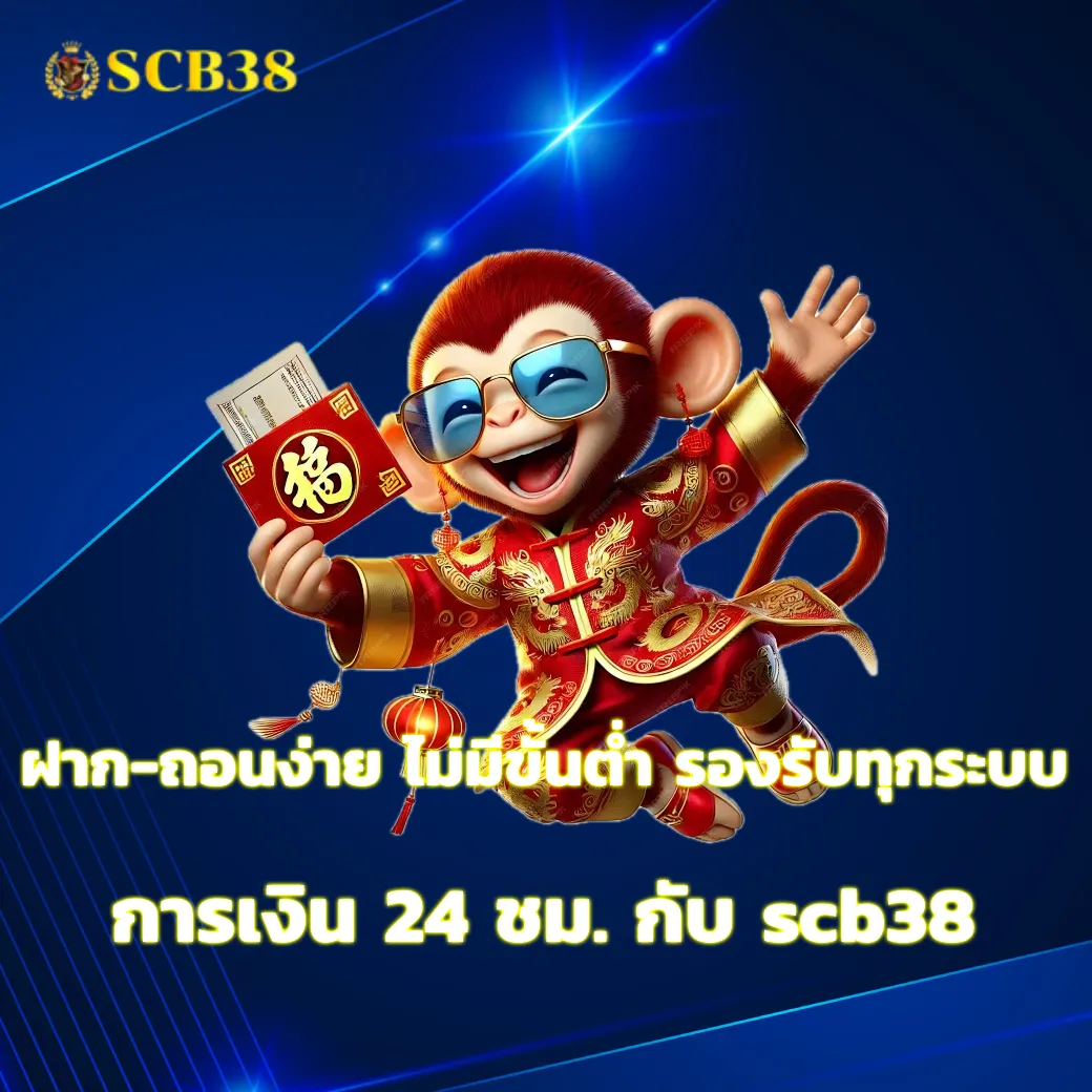 ฝาก-ถอนง่าย ไม่มีขั้นต่ำ รองรับทุกระบบการเงิน 24 ชม. กับ scb38 scb38